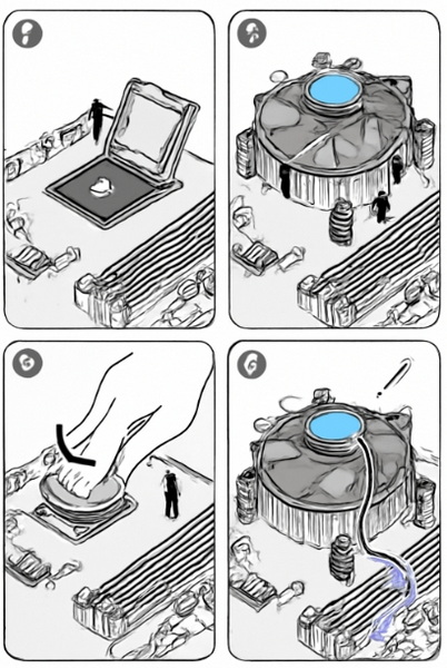 Mount Intel Cooling Fan