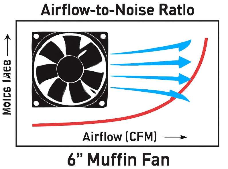 Which 6 Inch Muffin Fan Has The Best Airflow-to-Noise Ratio?
