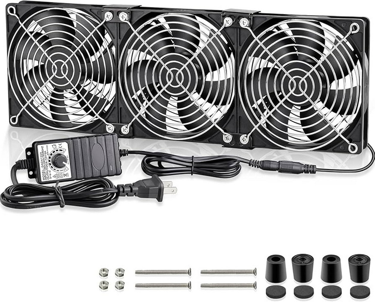 how to power brushless aluminum ac cooling fan wires？2