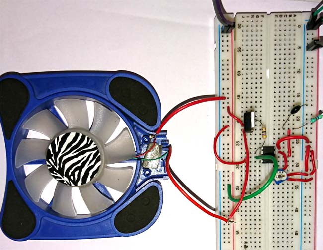 how to check dc fan motor1baf