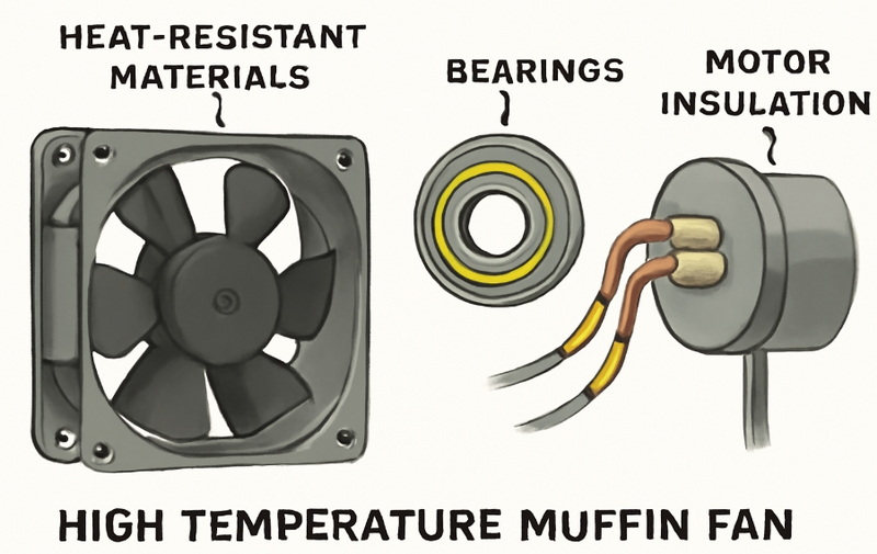 Are There Quiet Options for High Temperature Muffin Fans?