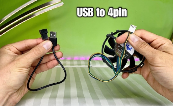 How To Connect Computer Fan To Usb