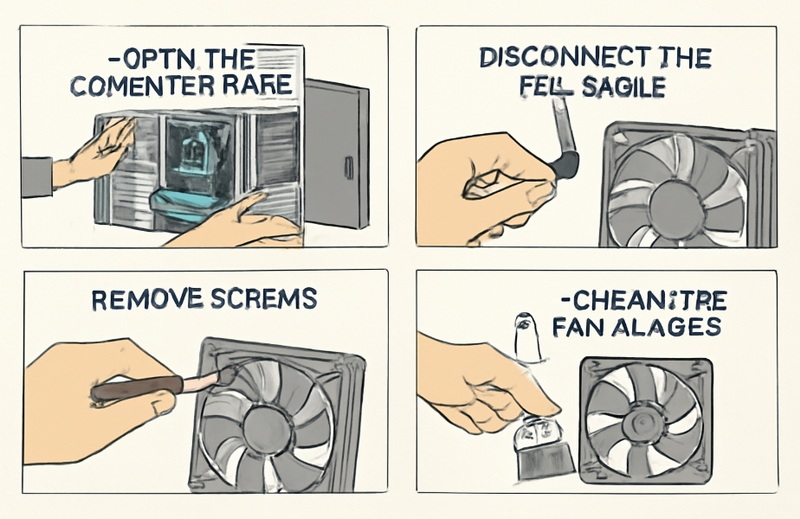 How To Remove Computer Fan?