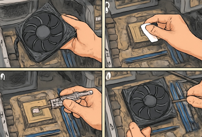 Install New CPU Cooling Fan