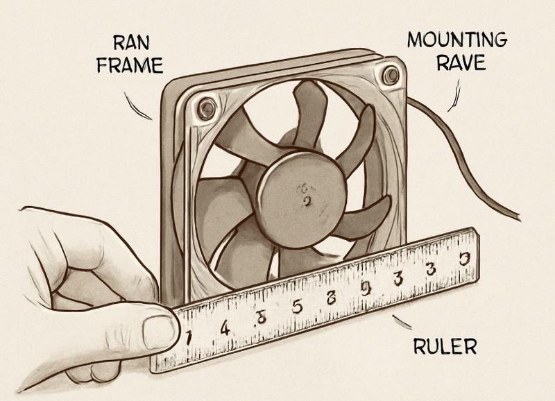 How To Measure Computer Fan?