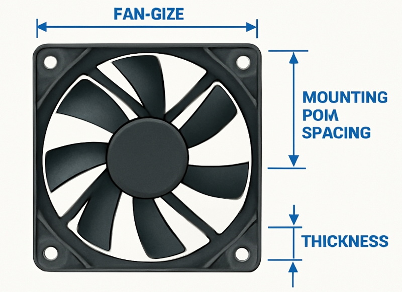How To Measure Computer Fan Size?