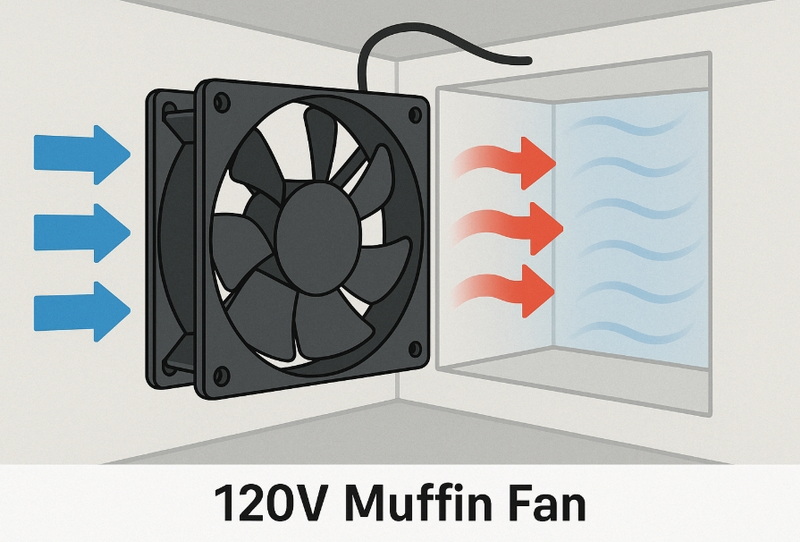 Are 120V Muffin Fans Energy Efficient?