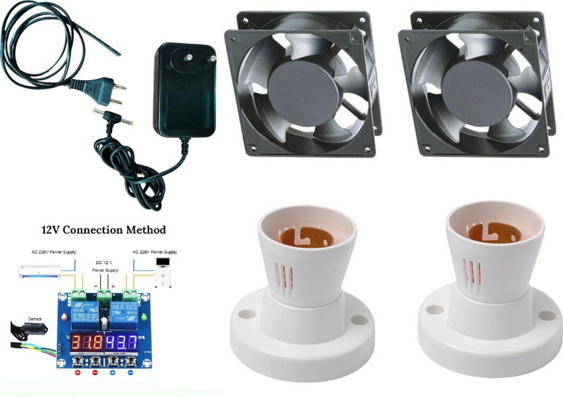 how to connect dc fan to battery003